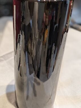 Mikasa Glossy Black Ceramic Vase - Home Accents